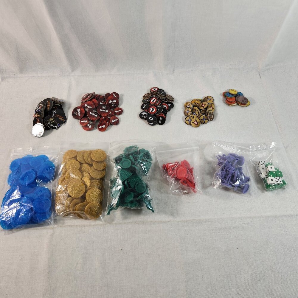 Fortune and Glory 2011 Board Game REPLACEMENT PLAYER PIECES EUC Read Desc